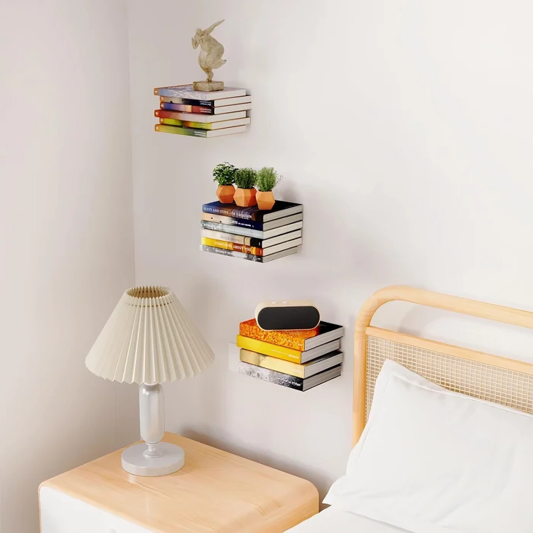 StealthShelf — Give your books a magical levitation charm and transform any wall into a stylish stage!