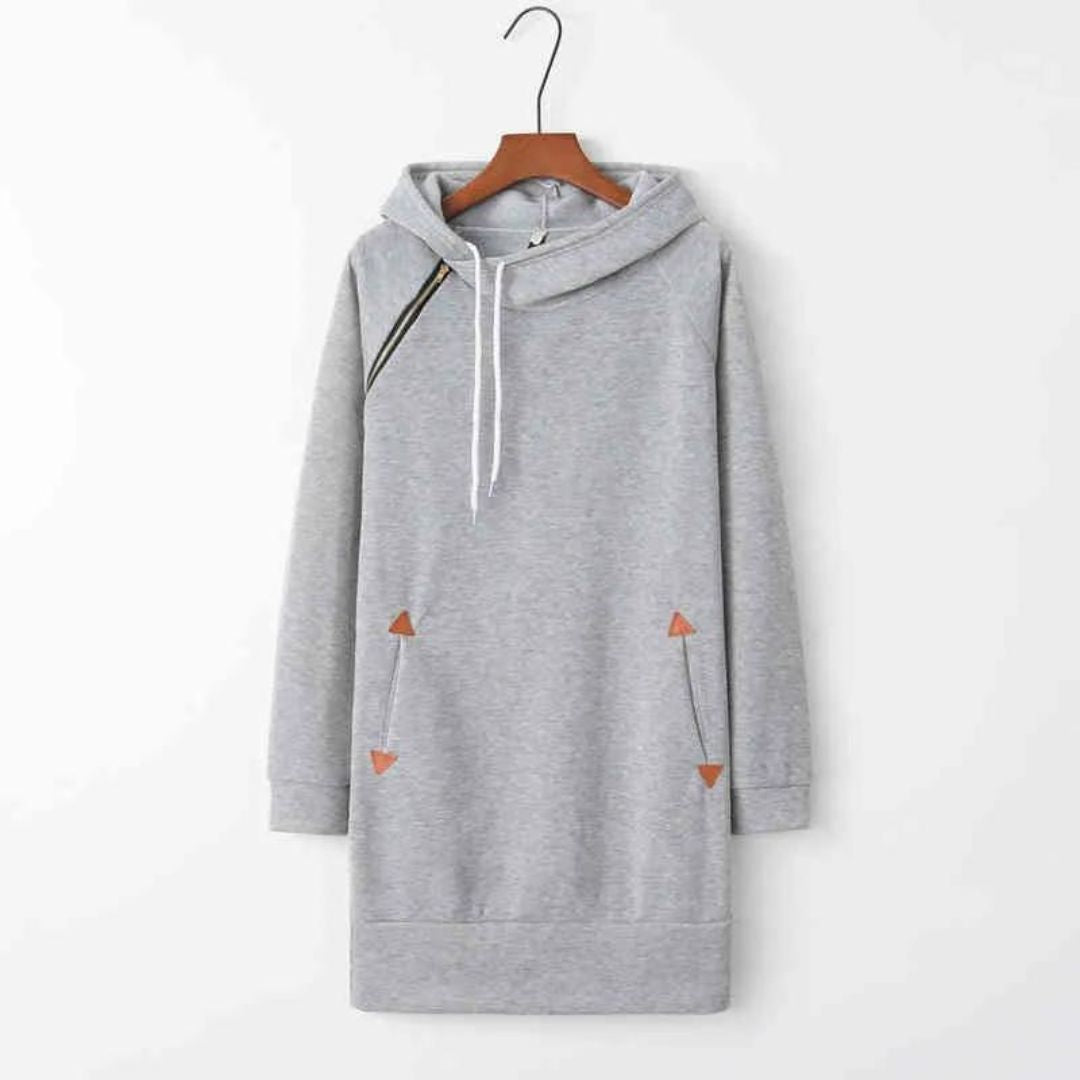 Casual hoodie sweatshirt with pockets