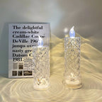 Crystal Rose Candle Holder - Romantic charm without being messy