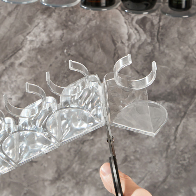Wall shelf made of plastic