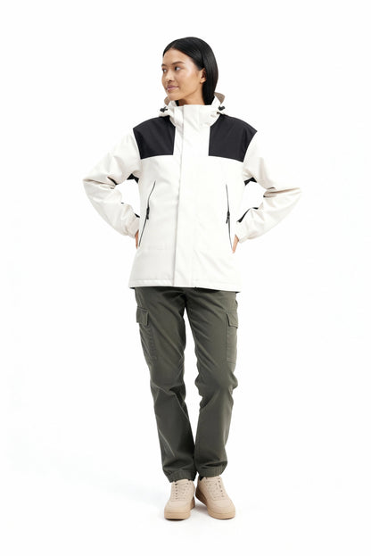 Sylis-Mode | 3-in-1 Fleece Winter jacket with hood for ladies