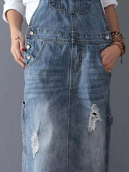 Sylis casual denim tank top