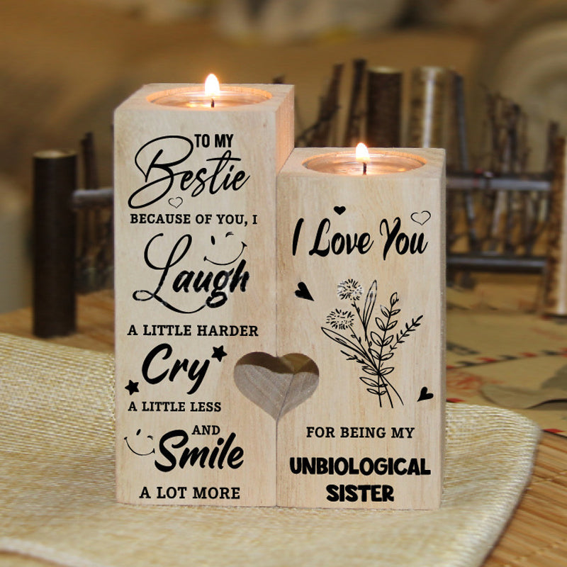 Smile A Lot More - Candle holder