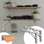 Foldable Bracket | 2 sets thick stainless steel folding table bracket