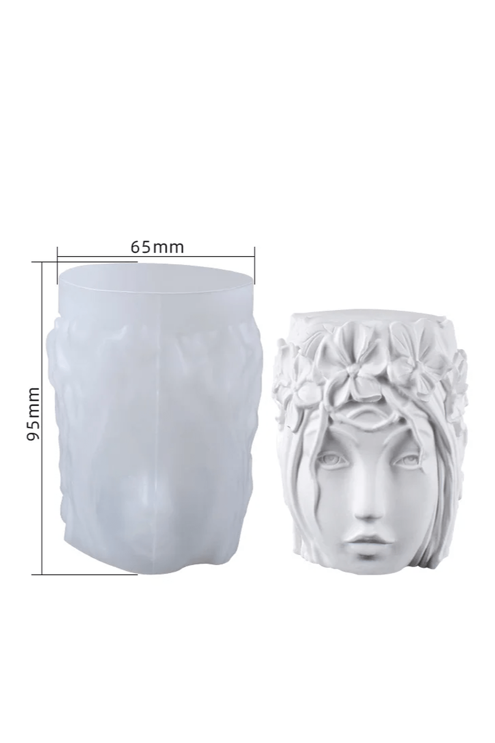 Head Candle Shape DIY