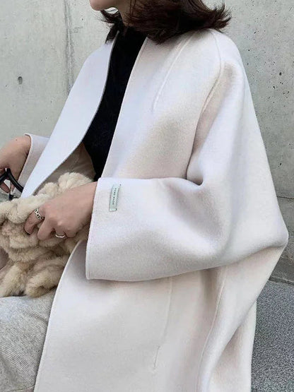Sylis | Long wool coat for women