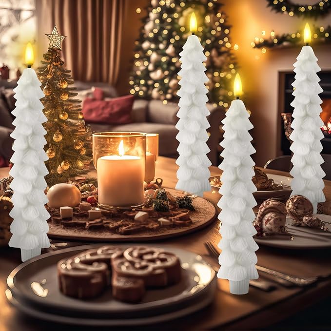 Flameless LED Candles with Remote Control – Realistic 3D Flickering Model LumaGlow