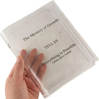 Acrylic Book Vase – Modern Design with Invisible Book Look