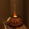Air humidifier crack volcano flame essential oil diffuser ultrasonic cool mist maker LED essential oil lamp air diffuser