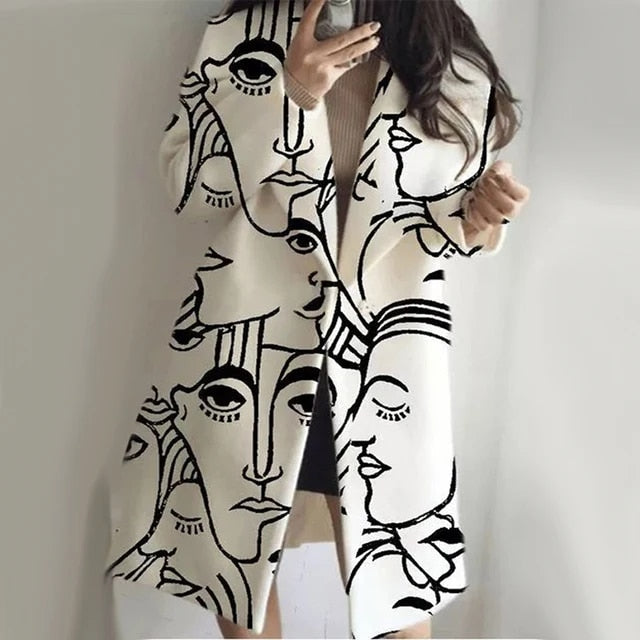 Sylis lapel long sleeve