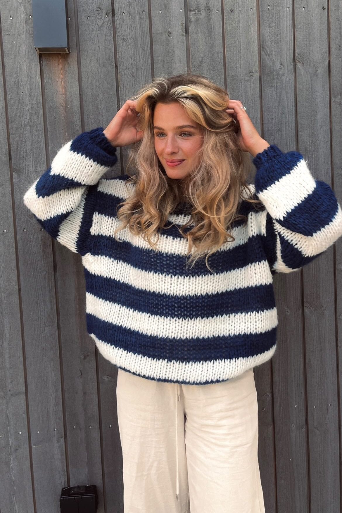 Sylis-Mode | Checkered knitted