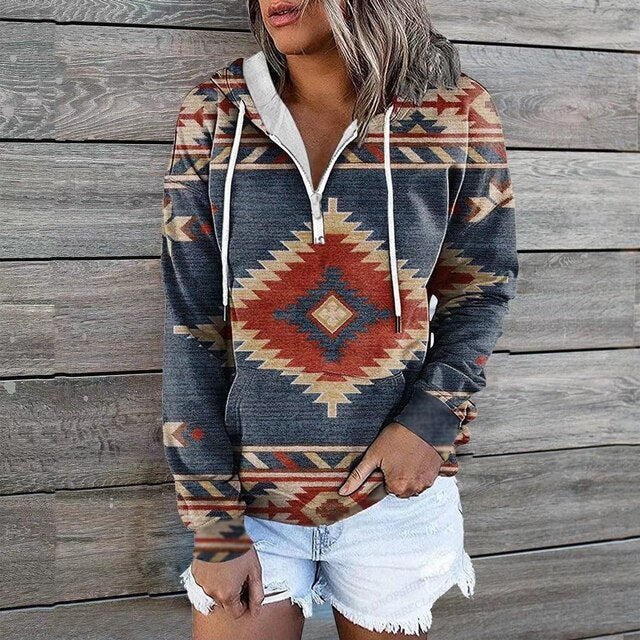 Sylis with ethnic hood