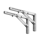 Foldable Bracket | 2 sets thick stainless steel folding table bracket