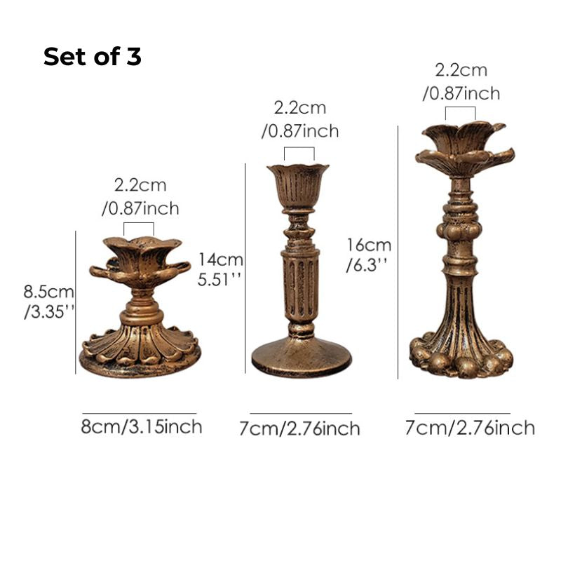 AuricGlow – Rustic Candle Holder with Elegant Luxury for a Timeless Look