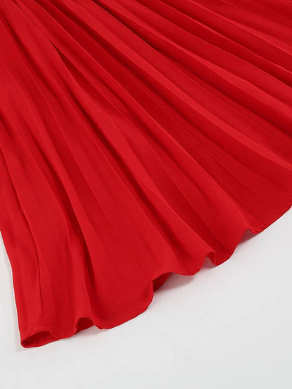 Sylis | with belt and pleats - Gretha