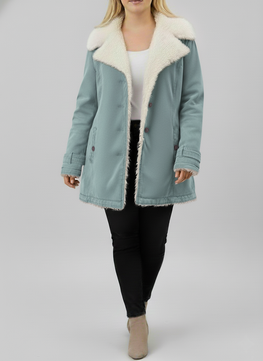 Sylis Warm Sherpa-Lining Winter Jacket | Plus Sizes