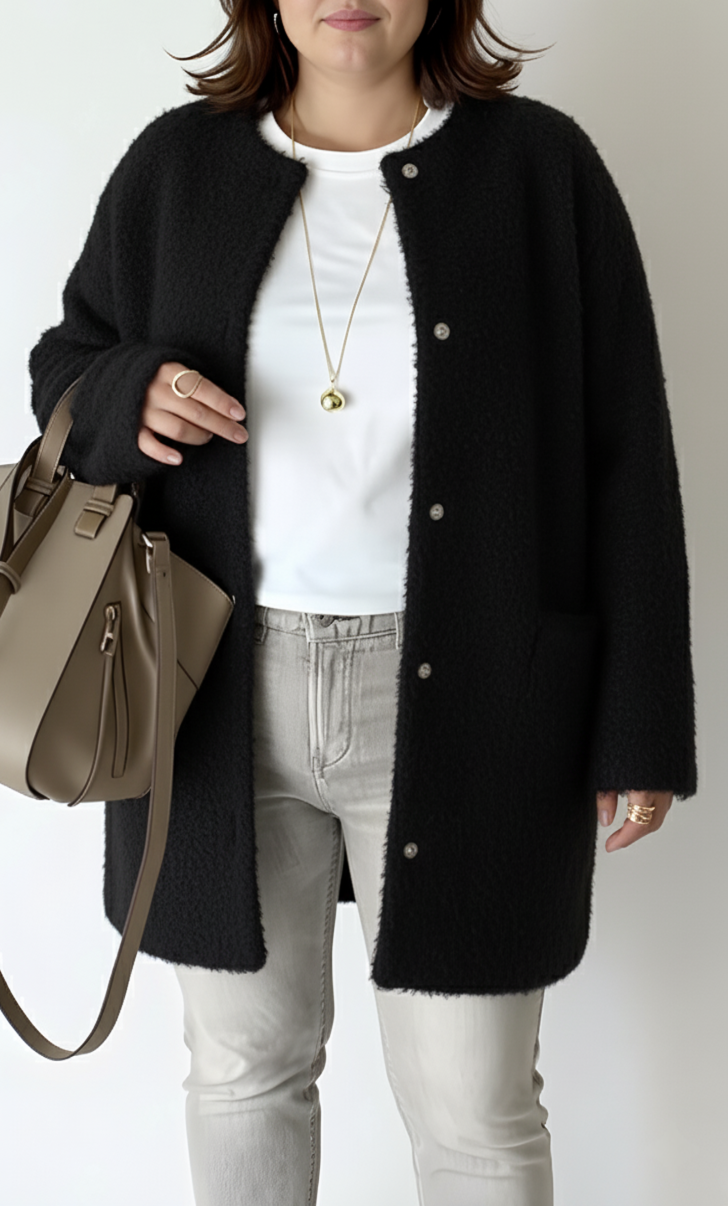 Sylis Knitted Cardigan Elegant & Loose Fit | Plus Sizes