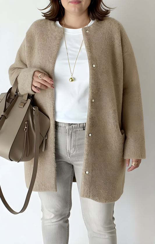 Sylis Knitted Cardigan Elegant & Loose Fit | Plus Sizes