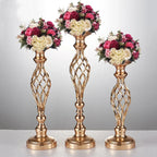 Elegant Candle Holder Set with Metal Stand