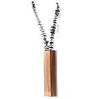 Wooden Wall Vase Rectangular Plant Shelf 30 cm