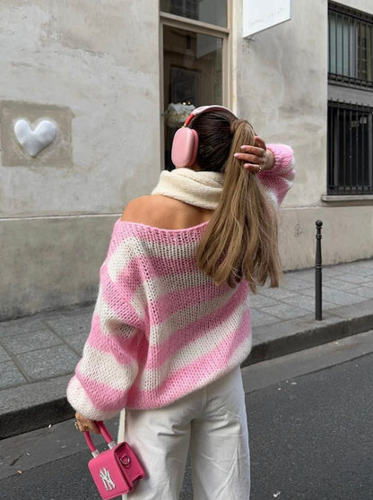 Sylis-Mode | Checkered knitted
