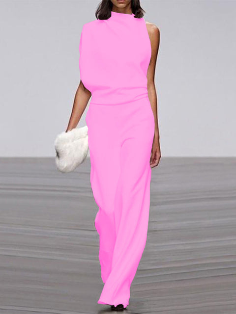 Sylis | Round neck jumpsuit