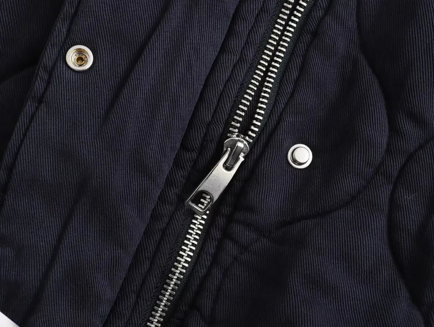 Sylis | Cotton jacket with round collar