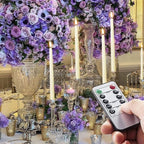 Flameless taper candles for stylish decor