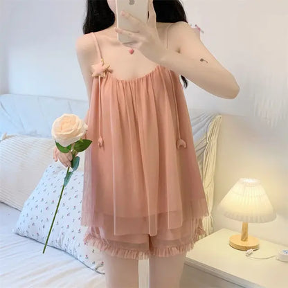 Sylis | Summer floral lace nightgown