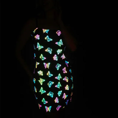 Sylis | Glow party dress with phosphorescent effect