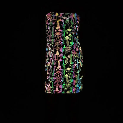 Shiny party sylis with phosphorescent effect