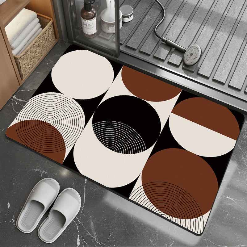 Modern Abstract Bath Mat