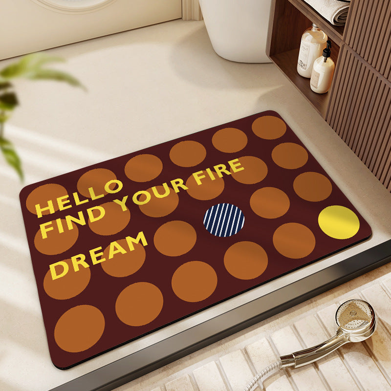 Decorative Honeycomb Bath Mat