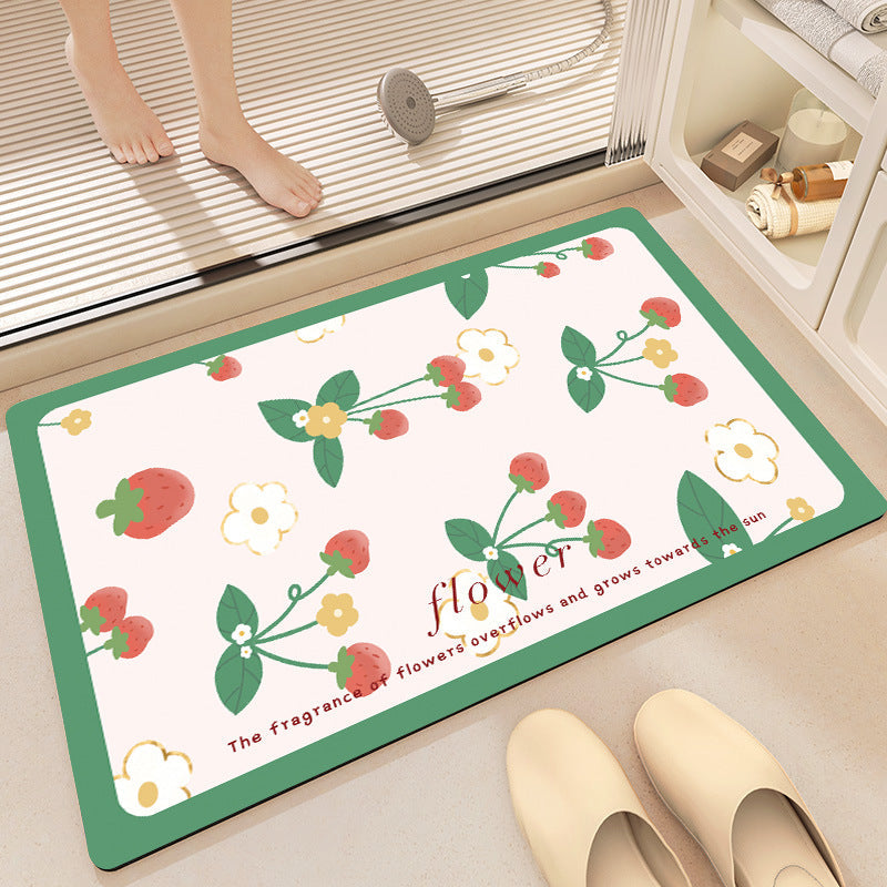 Decorative Honeycomb Bath Mat