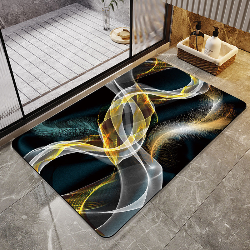 Decorative Non-Slip Bathroom Mat