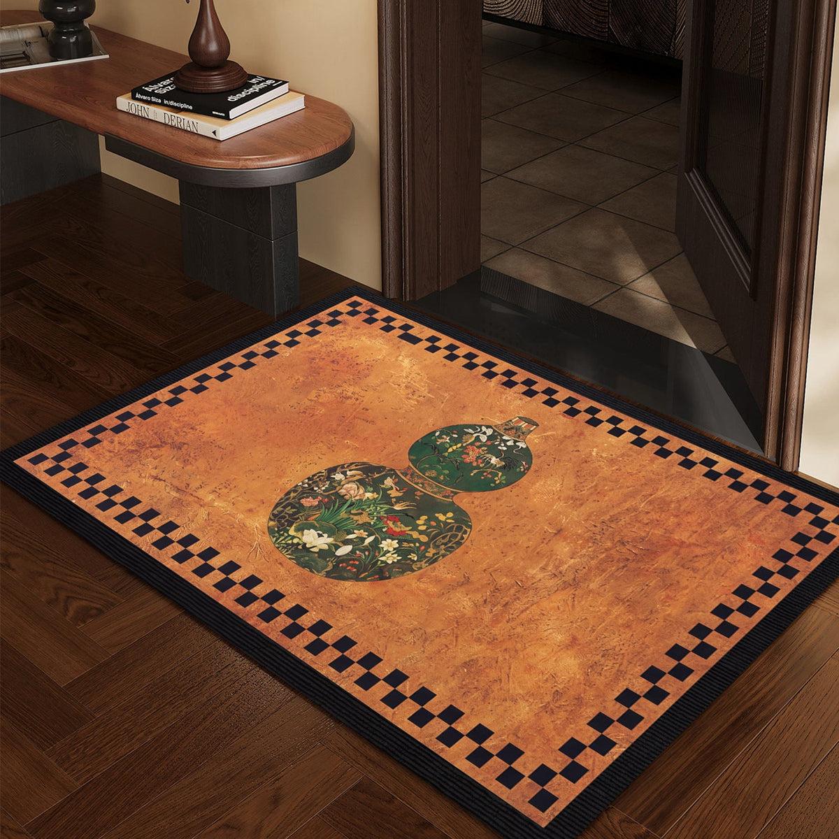 Heart Pattern Decorative Bath Mat