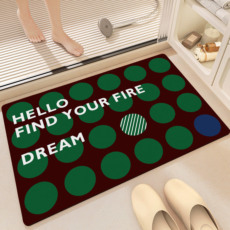 Luxurious Bathroom Floor Mat