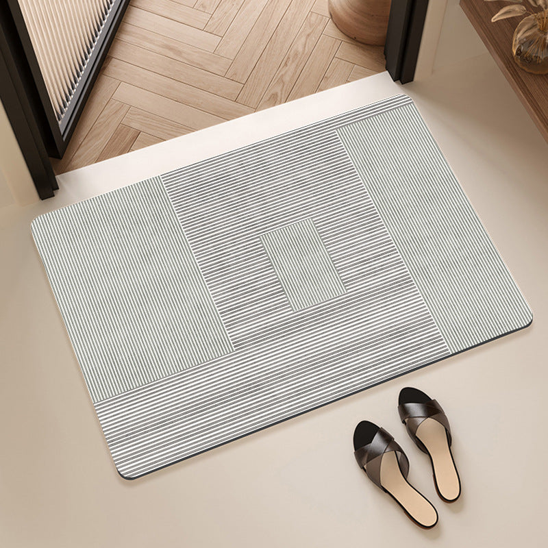 Textured Abstract Design Bath Mat