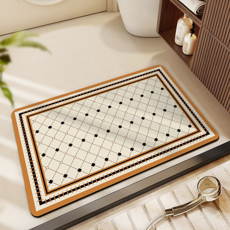 Geometric Pattern Decorative Floor Mat