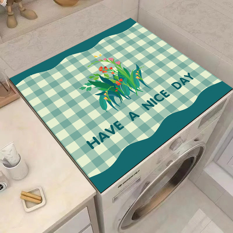 Decorative Laundry Top Mat