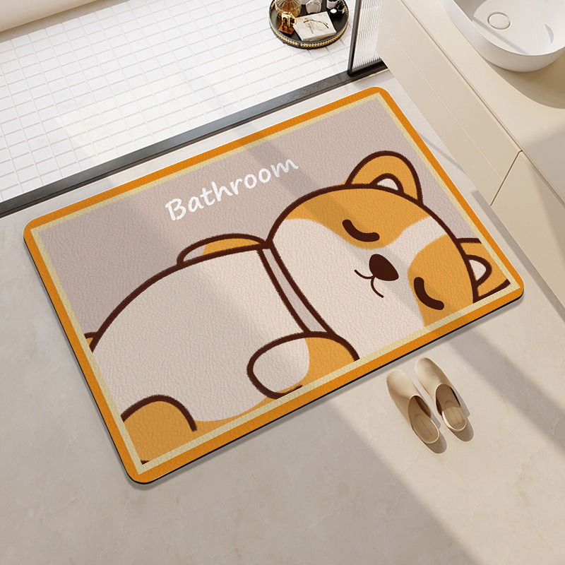 Playful Citrus Bath Mat