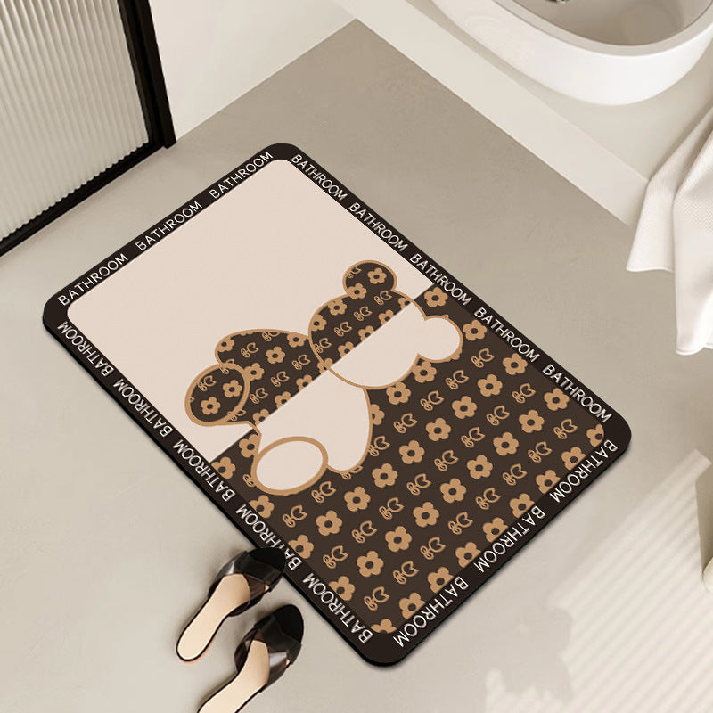 Cute Cartoon Character Bath Mat