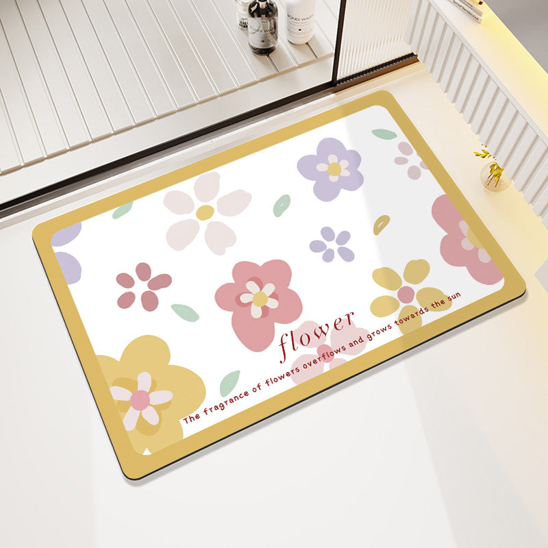Decorative Honeycomb Bath Mat