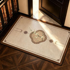 Elegant Geometric Bathroom Mat