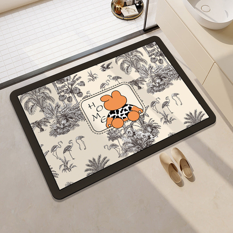 Decorative Cartoon-Themed Floor Mat