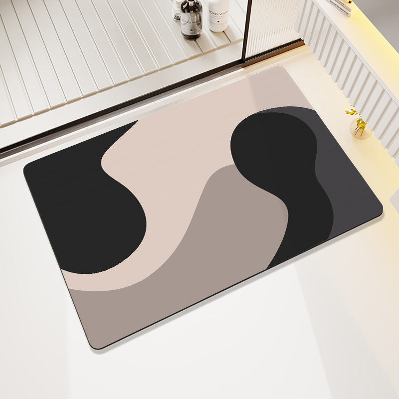 Modern Abstract Bath Mat