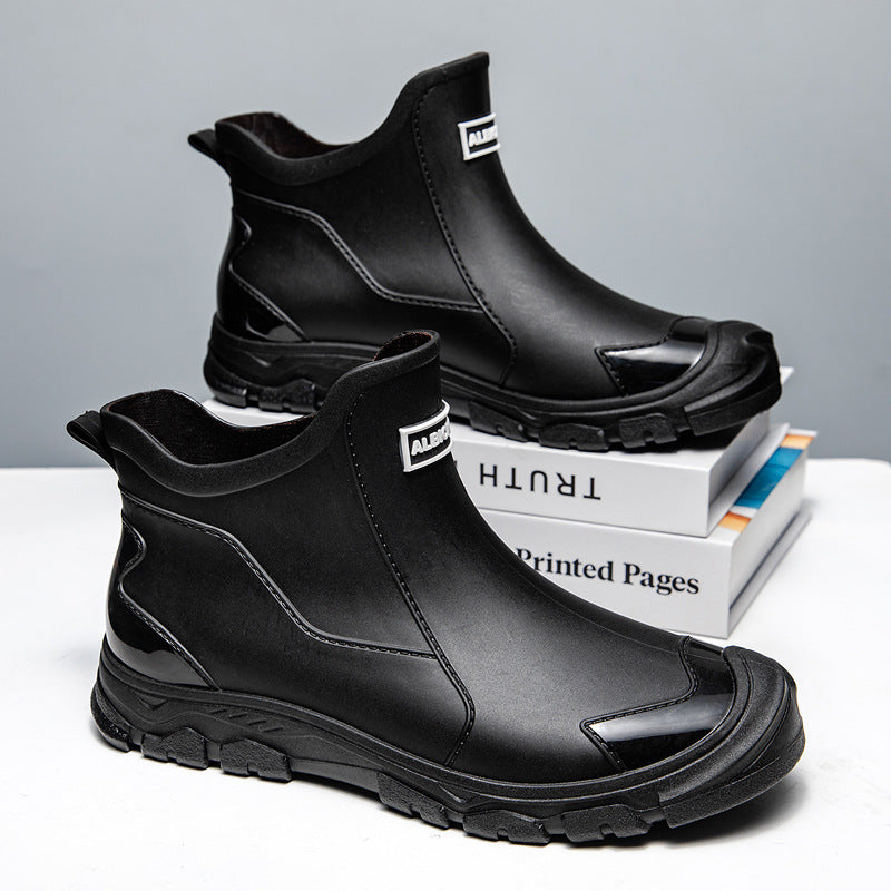 Sylis rubber boots with slip-resistant sole and flexible entry Heidi-style