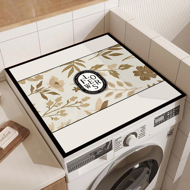 Vintage Floral Decorative Laundry Mat