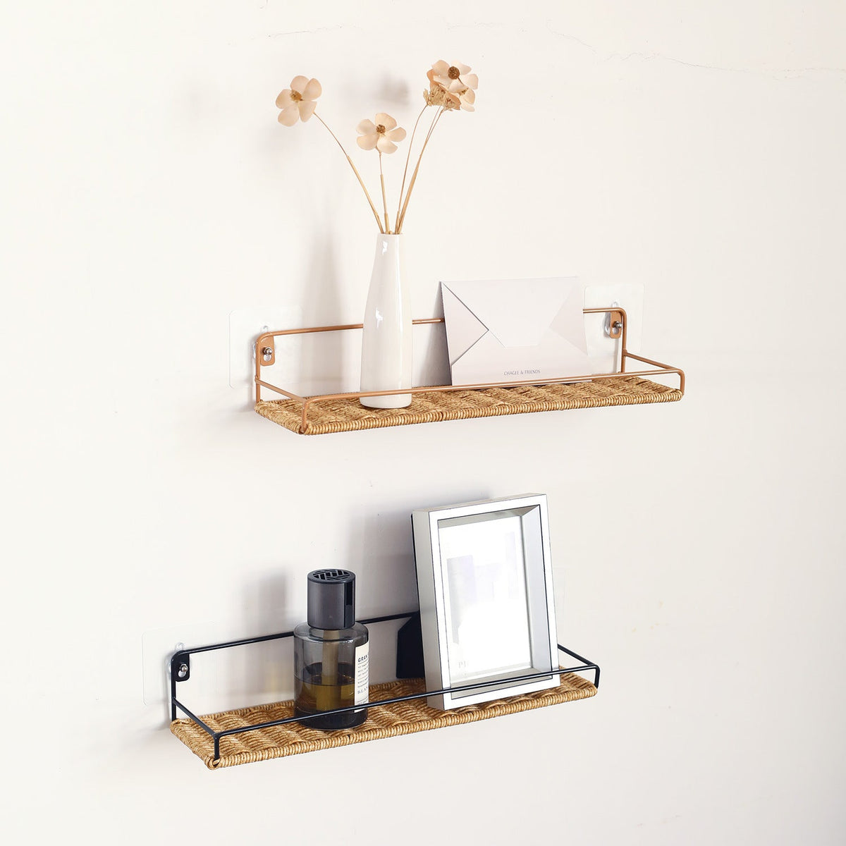 Wall-Mounted Decorative Storage Shelf