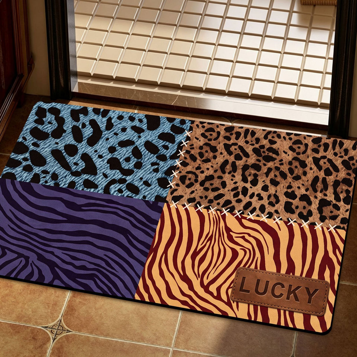 Heart Pattern Decorative Bath Mat